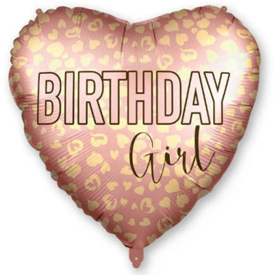 Balónek fóliový Birthday Girl 46 cm