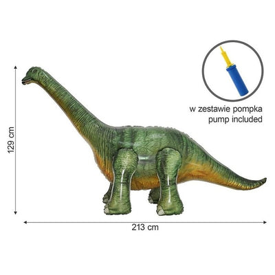 Balónek fóliový Brachiosaurus s pumpou 213x86x129 cm
