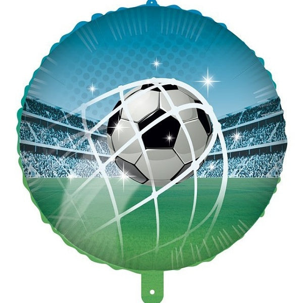 Balónek fóliový kruh Fotbal 46 cm