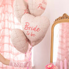 Balónek fóliový Bride to be srdíčko růžové 45 cm – foto 2