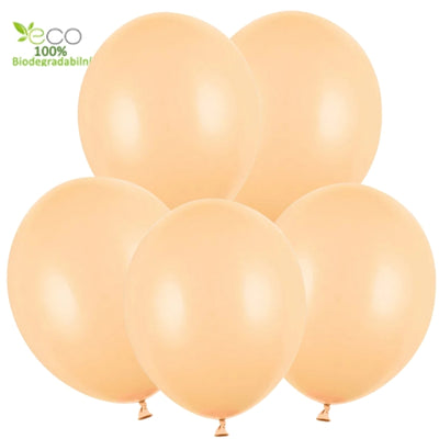 Balonky broskvove 5 ks 14" 33 cm