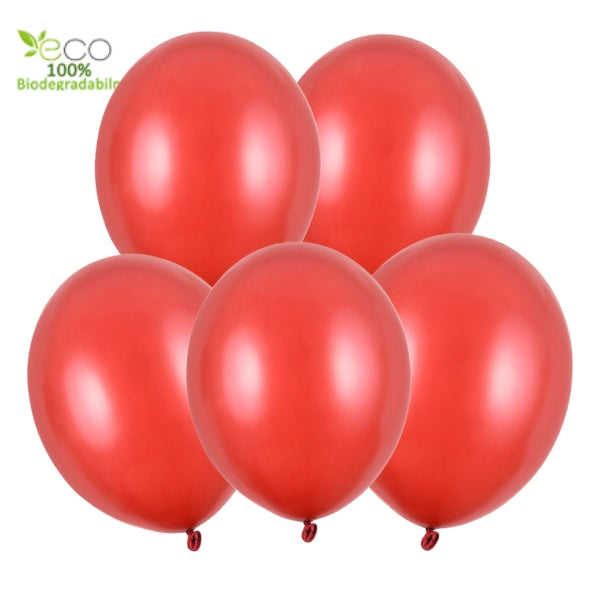 Balonky cervene 5 ks 30 cm