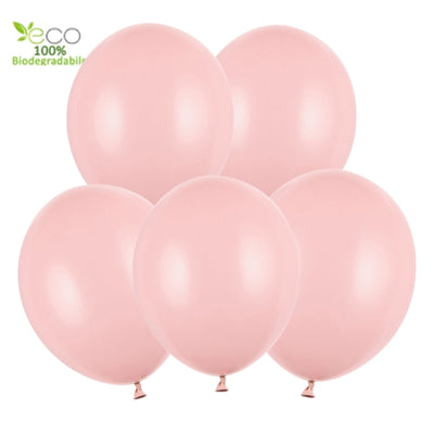 Balonky pastel sv. Ruzove 5 ks 30 cm