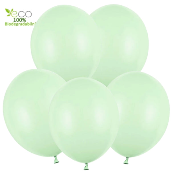 Balonky pistacie 5 ks 14" 33 cm