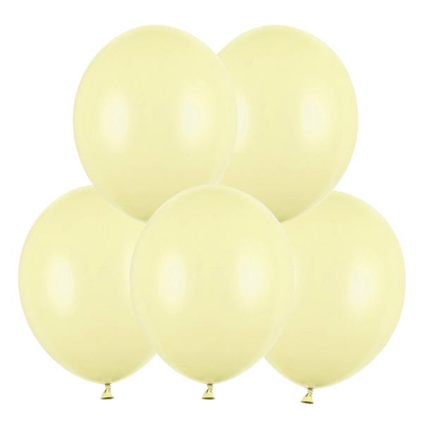 Balónky světle žluté 5ks 14" 33 cm