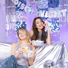 Banner Disco Night stříbrný 182x16 cm – foto 2