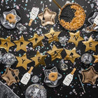 Silvestrovský banner Happy New Year 290 x 17 cm – foto 1