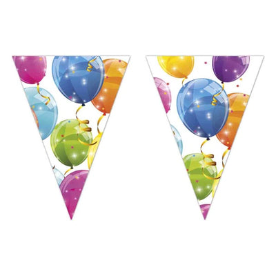 Banner vlaječkový Sparkling Balloons 1ks