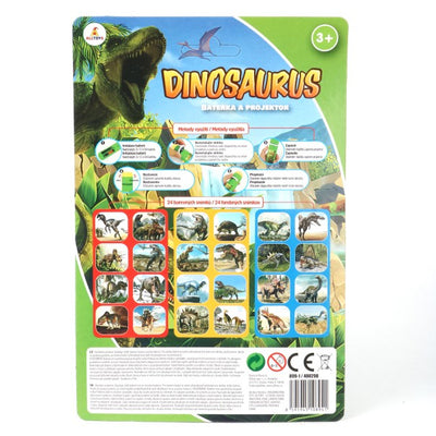 Baterka a projektor Dinosaurus