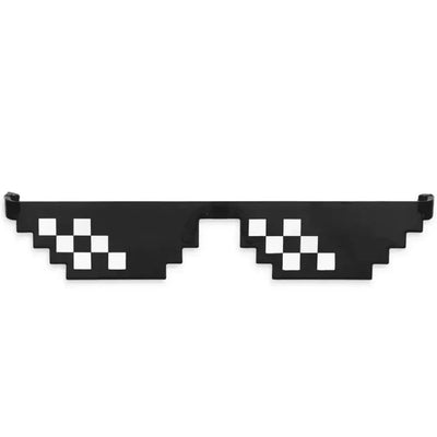 Brýle černé pixely úzké