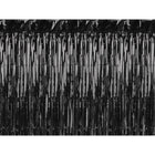 Dekorační závěs fóliový černý 90x250cm – foto 6