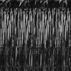 Dekorační závěs fóliový černý 90x250cm – foto 1
