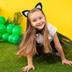 Doplňky ke kostýmu Kočička černá s bílými oušky – foto 1