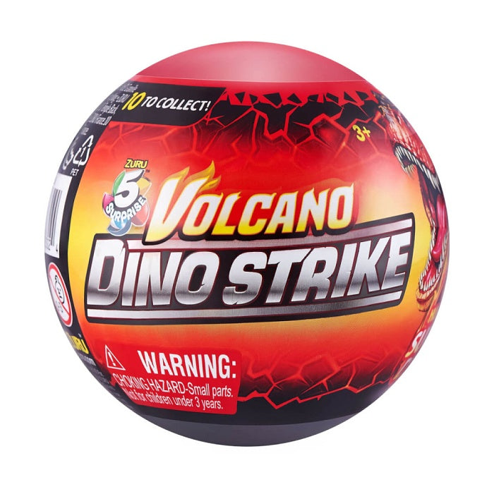 Figurka dinosaura Volcano v kouli