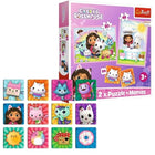 Puzzle Gábinčin kouzelný domeček 2v1 + pexeso – foto 1