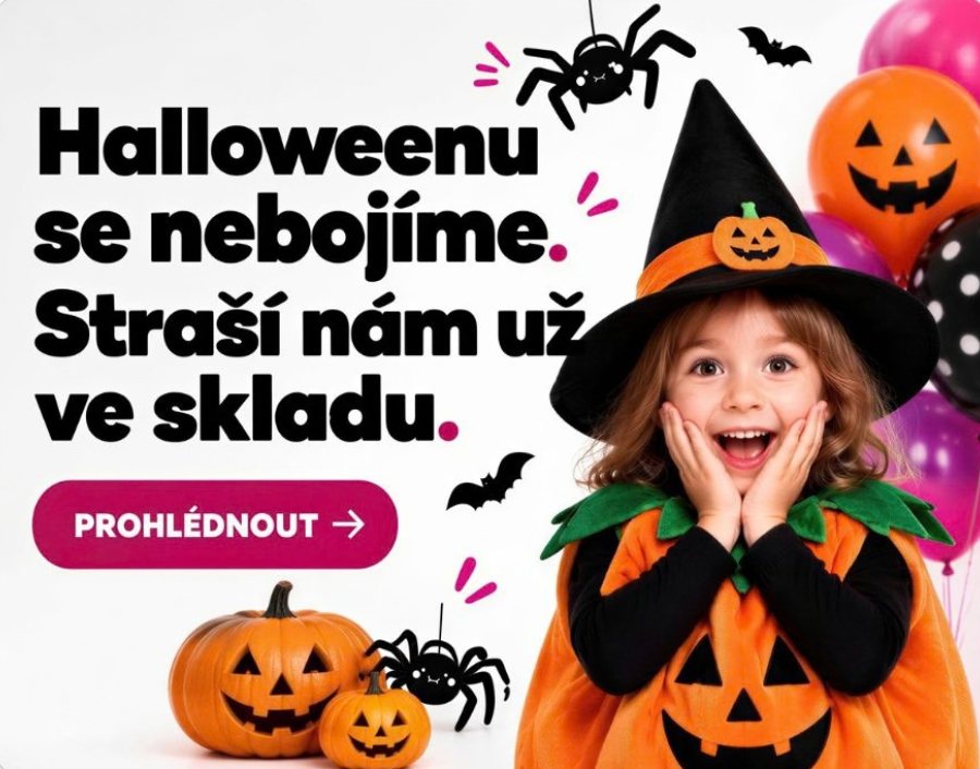 Halloweenu se nebojíme - dekorace skladem