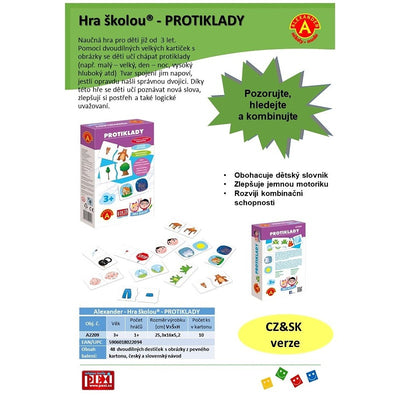 Hra školou Protiklady