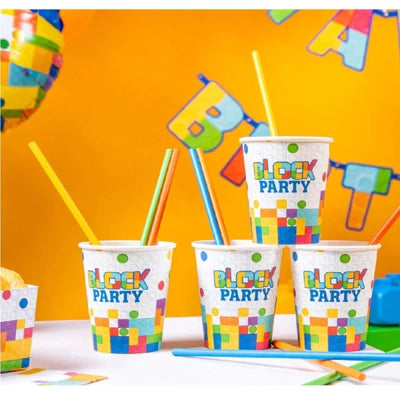 Kelímky papírové Block party 220 ml 6 ks