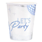 Kelímky papírové Lets Party bílé 220ml 6ks – foto 1