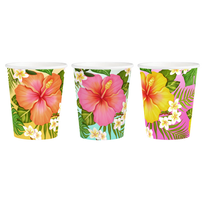 Aloha tropical  - Kelímky papírové - 220 ml 6 ks