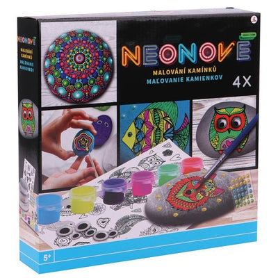 Malování na kamínky Neon