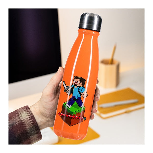 Minecraft láhev nerez 600 ml