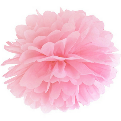 POMPOM 35 cm světle růžový
