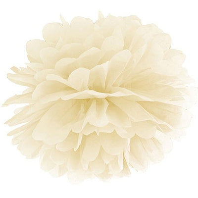 Pom pops papírové 35 cm šampaň