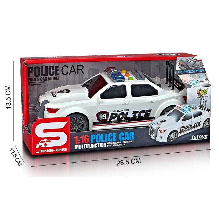 Policejní auto bílé