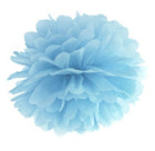 Pom poms papírové 25cm Misty blue – foto 1