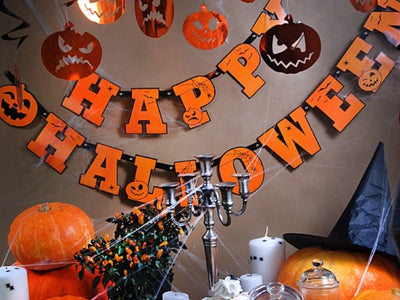 Dekorace závěsná Halloween netopýři