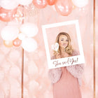 Rozlučka se svobodou She said yes - Rámeček do fotokoutku Rose Gold 50 x 59 cm – foto 3
