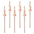 Brčka pro rozlučku se svobodou - penis rose gold 8 ks – foto 1