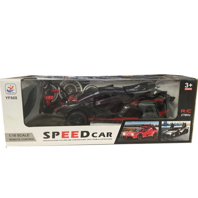 Sportovní RC auto 1:18 červenočerné