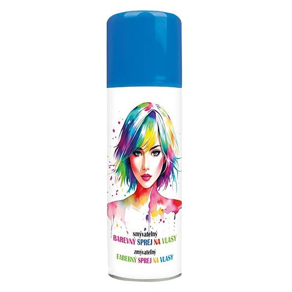 Sprej na vlasy tmavě modrý 125 ml