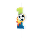 Svíčka dortová Fotbal "1" 6 cm – foto 2