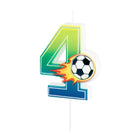 Svíčka dortová Fotbal "4" 6 cm – foto 2