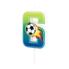 Svíčka dortová Fotbal "6" 6 cm – foto 2
