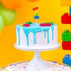 Svíčka dortová číslo 1 Lego kostičky 11 cm – foto 2