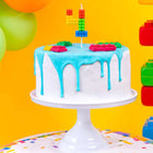 Svíčka dortová číslo 4 Lego kostičky 11 cm – foto 2