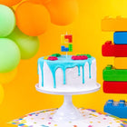 Svíčka dortová číslo 9 Lego kostičky 11 cm – foto 2
