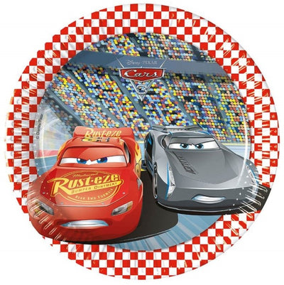 Cars  - Talířky papírové 20 cm 8ks