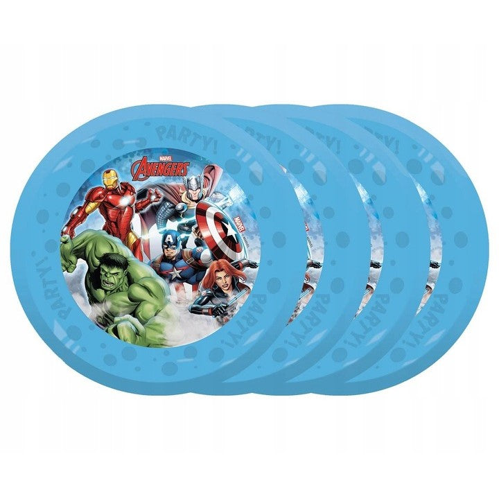 Talíře opakovaně použitelné Avengers 21cm 4ks