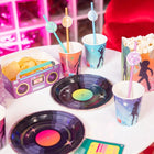 Papírové talíře Disco 18 cm 6 ks – foto 2