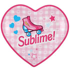 Talíře papírové srdce Girly 23x20 cm 10 ks – foto 1