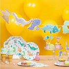 Talířky papírové Dinosauři 18 cm 6 ks – foto 2