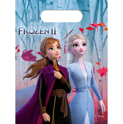 Taštičky plastové Frozen II 16x23cm 6ks