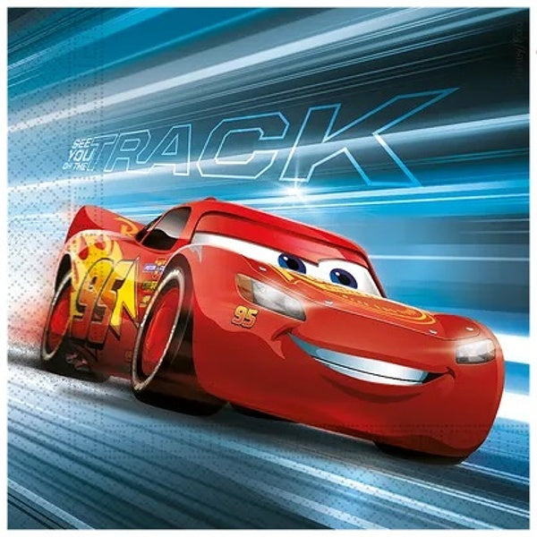 Ubrousky papírové Cars Victory 33x33 cm 20 ks