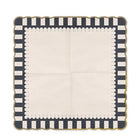 Ubrousky papírové černo-béžové 33x33cm 12 ks – foto 3