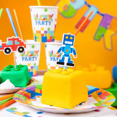Zápichy na dort a cupcakes Block 5 ks